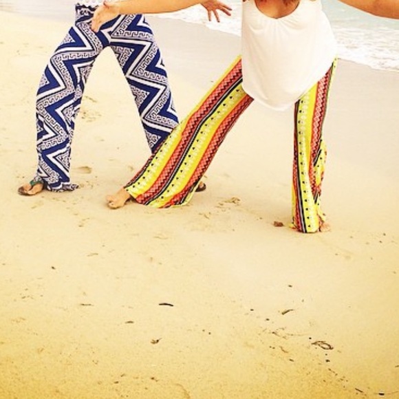 Colorful Geometric Patterned Pants - Picture 5 of 5